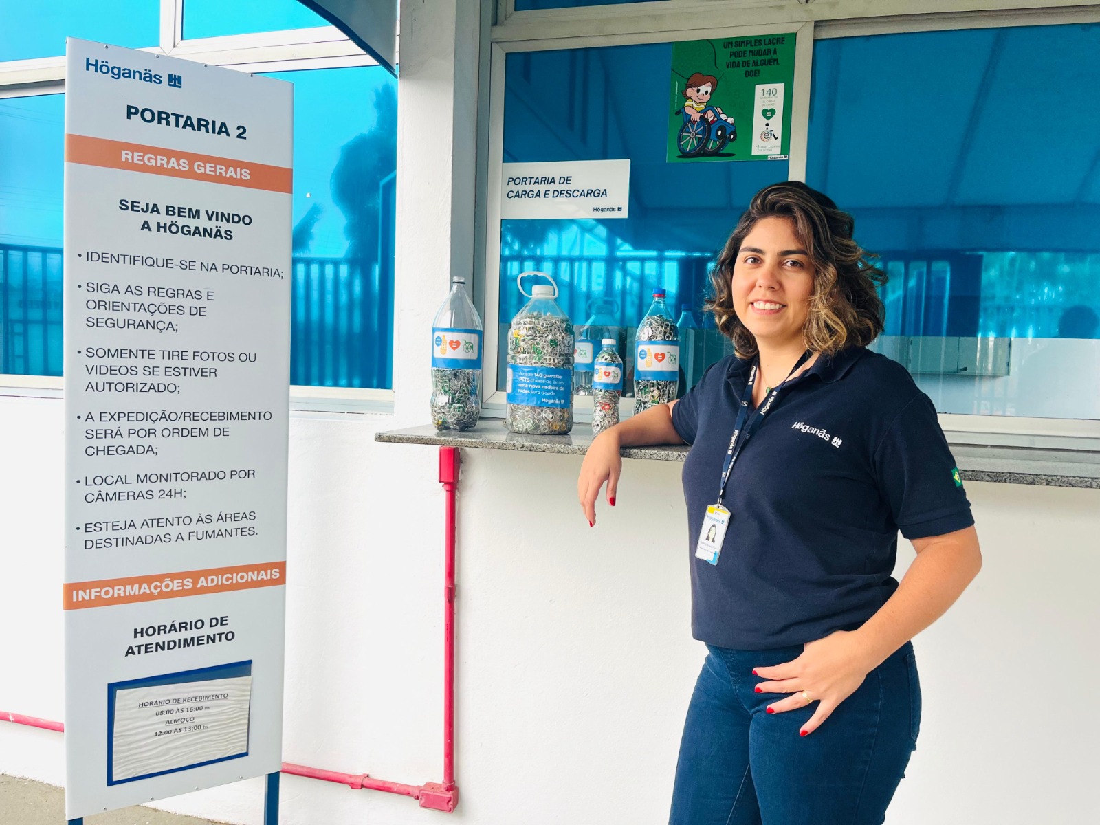 Höganäs Brasil é um dos pontos de arrecadação de lacres do projeto Encurtando Caminhos