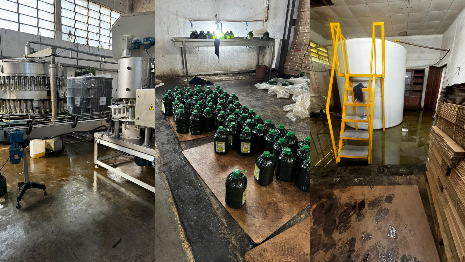 Polícia Civil fecha fábrica clandestina de azeites no Vale do Paraíba