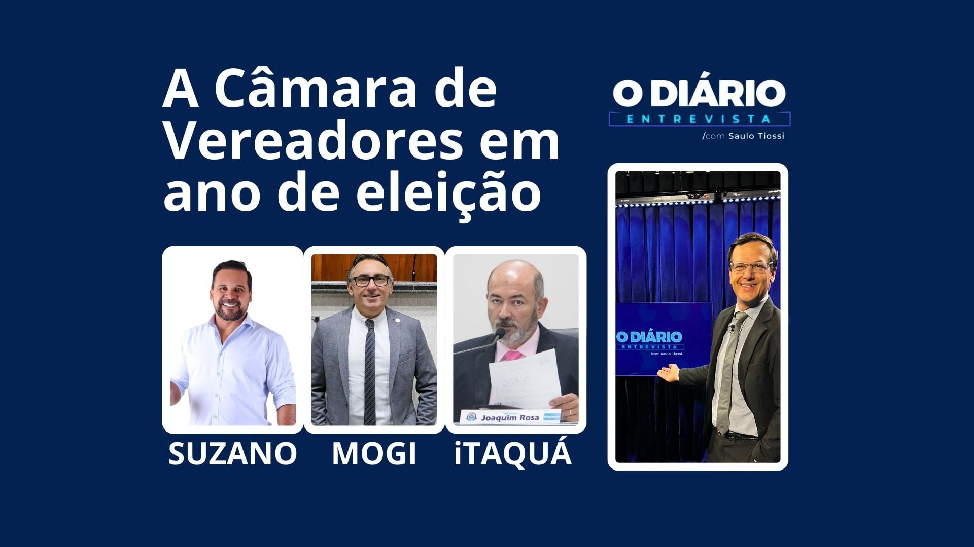 'O Diário Entrevista' discute como o vereador deve se comportar em ano eleitoral; veja