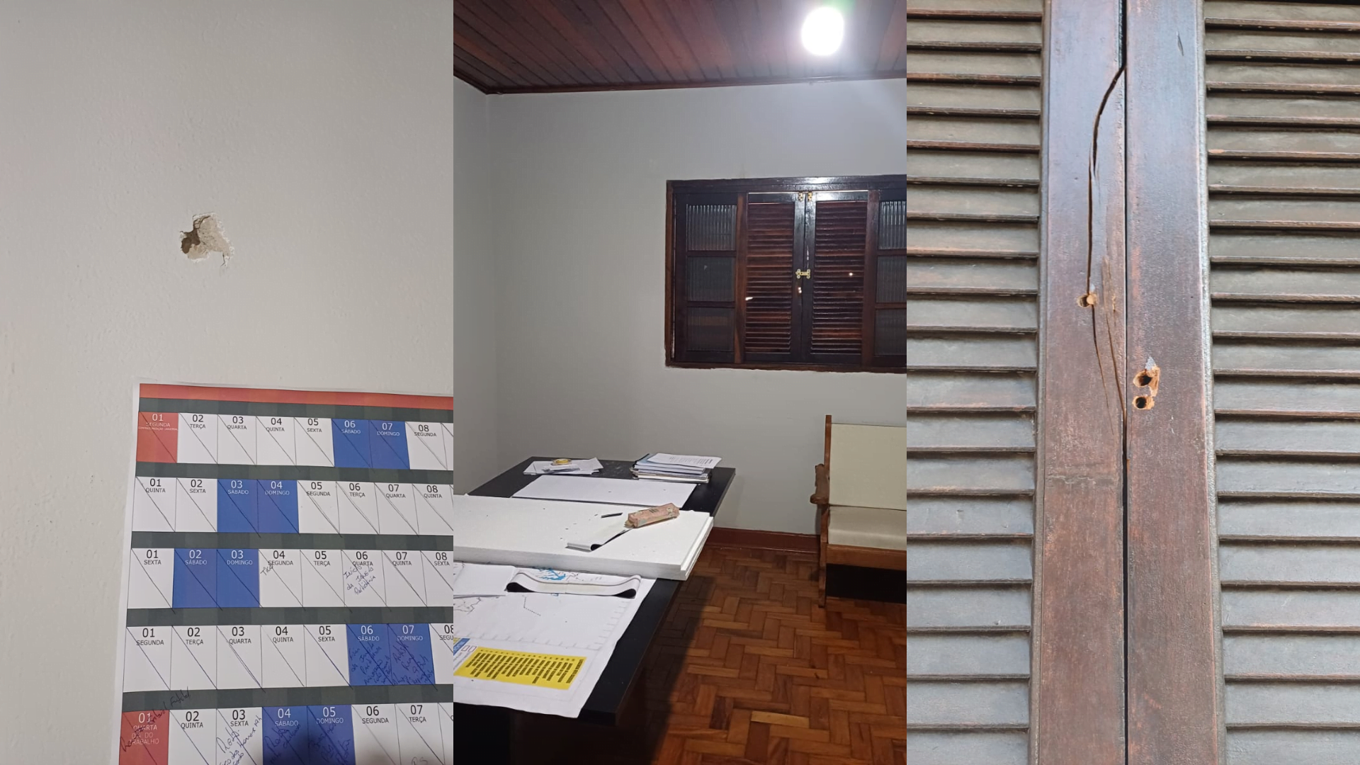 Escritório do Avante, em Santa Isabel, é alvejado a tiros durante a madrugada