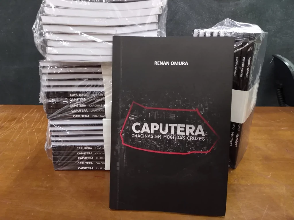 Capa do livro Caputera: Chacinas em Mogi das Cruzes | Renan Omura.