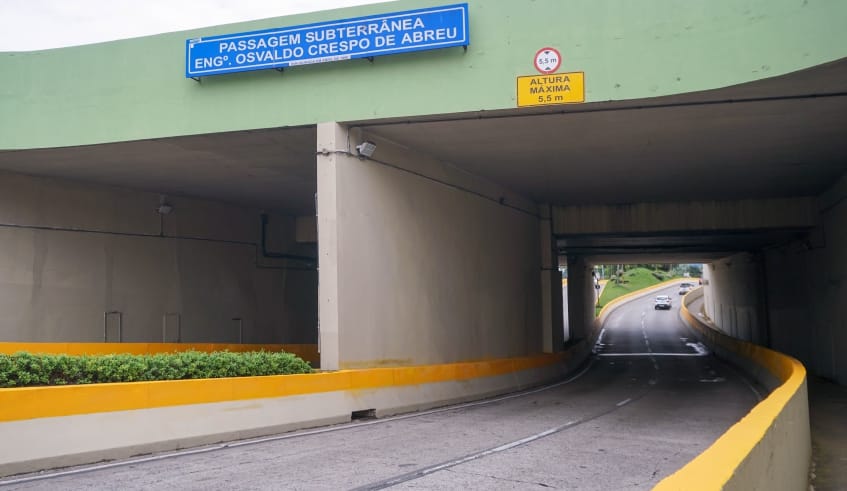 Passagem subterrânea Engenheiro Osvaldo Crespo de Abreu, em Mogi, terá nova interdição