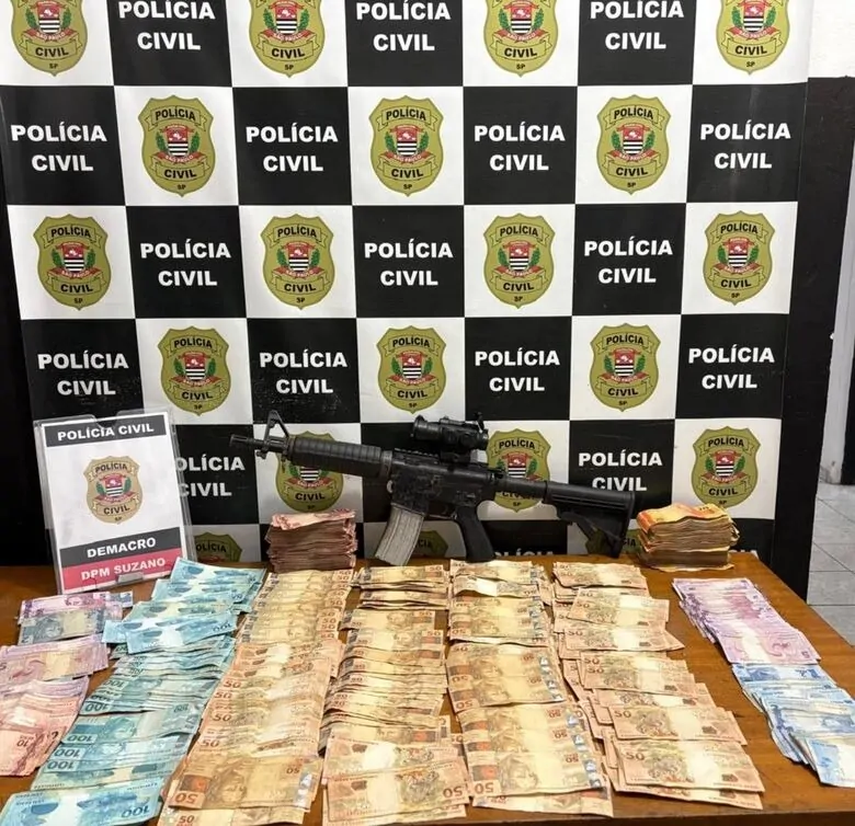 Suspeito de recolher dinheiro do tráfico no Alto Tietê é preso em Suzano com quase R$ 40 mil