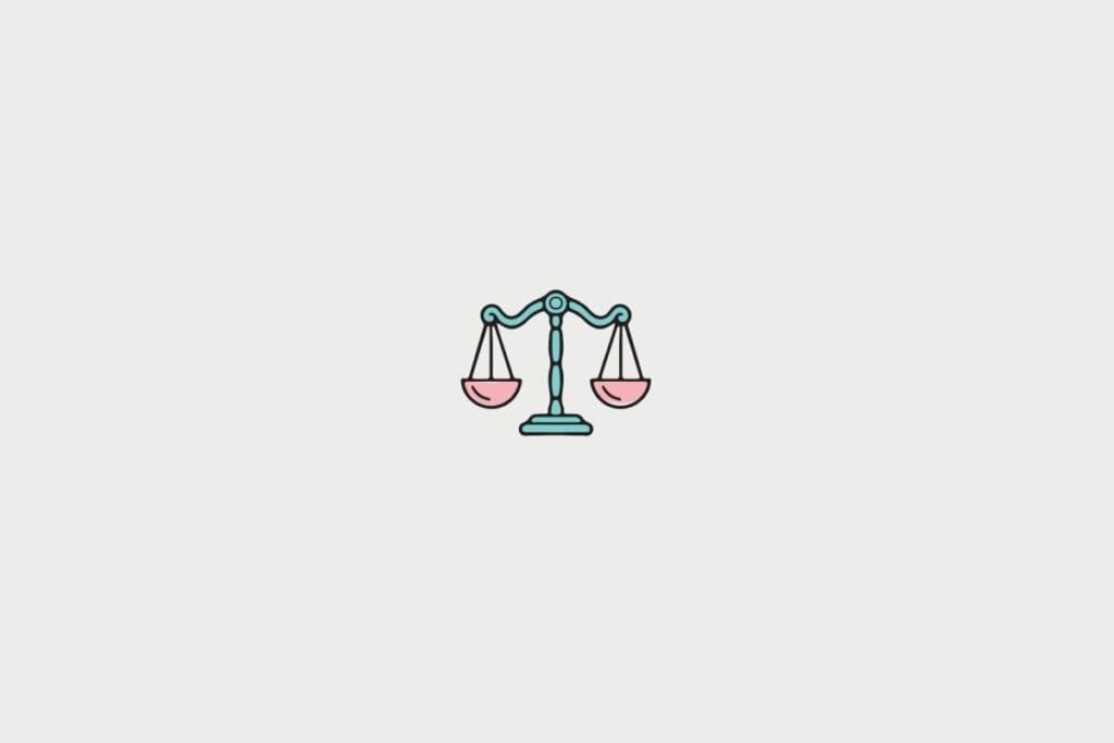 Imagem do símbolo de Libra em um fundo cinza