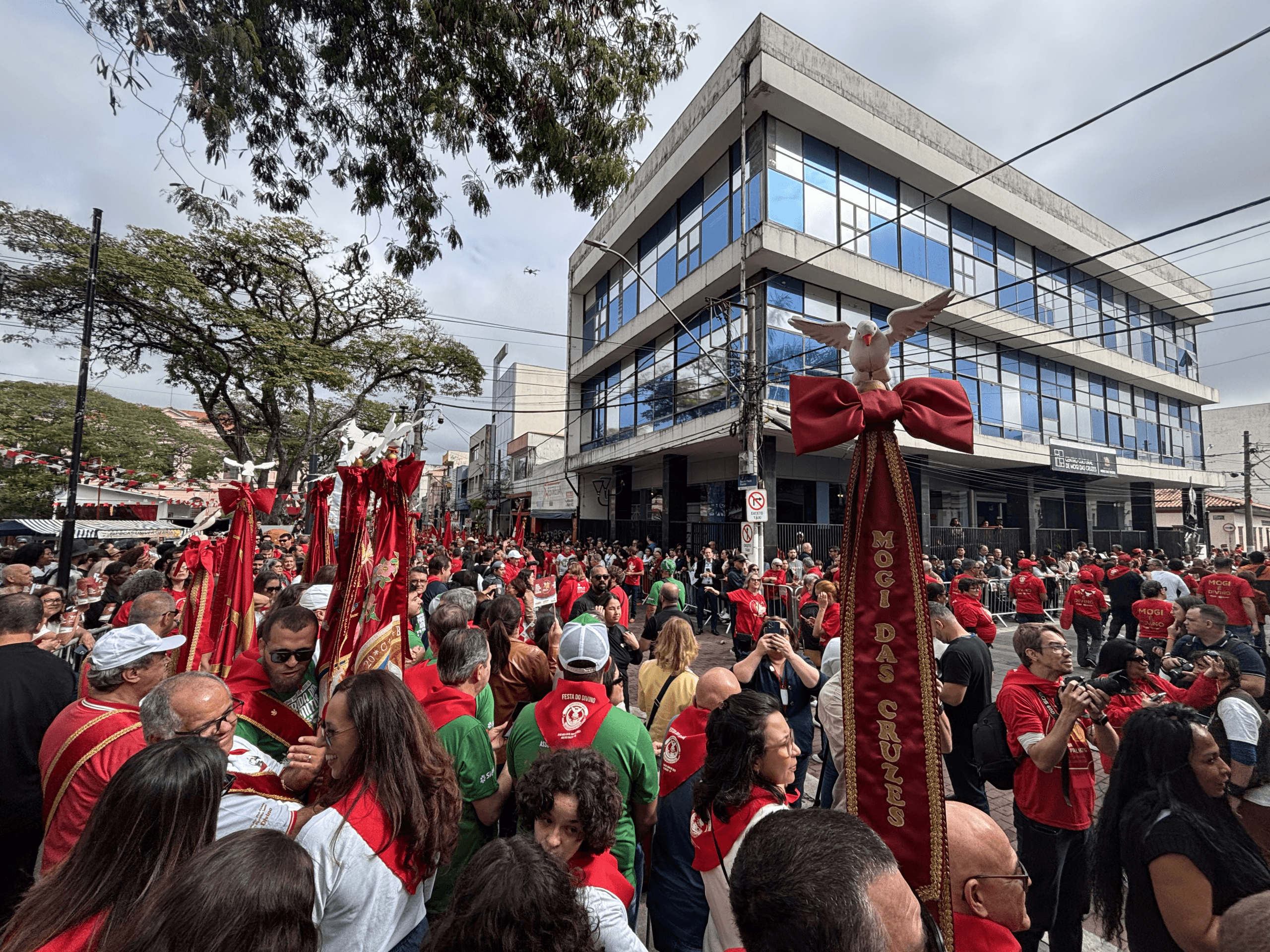 Entrada dos Palmitos leva milhares de devotos do Divino às ruas de Mogi das Cruzes