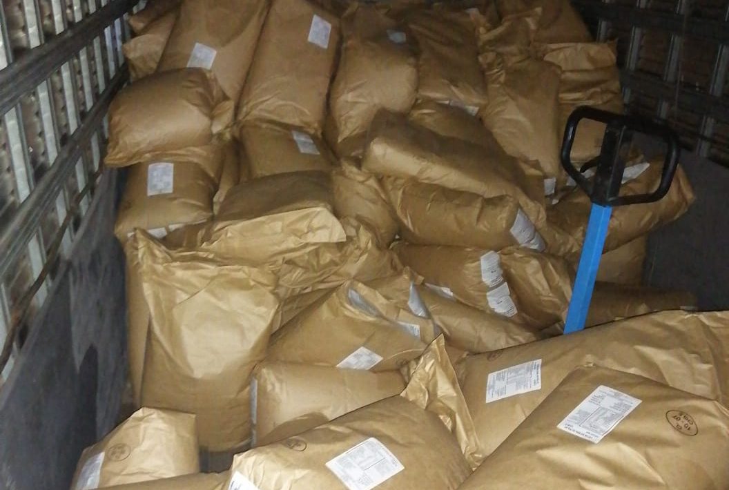 Polícia recupera carga de 24 toneladas de leite em pó avaliada em mais de R$ 630 mil