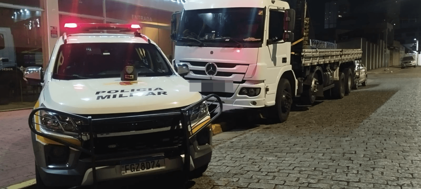 Polícia Rodoviária recupera caminhão roubado e prende suspeito na Mogi-Dutra