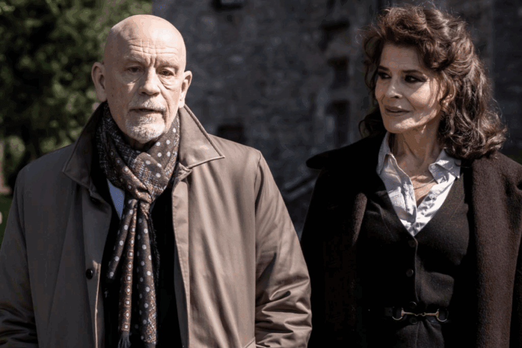 John Malkovich e Fanny Ardant em cena de "Sr. Blake ao seu dispor"