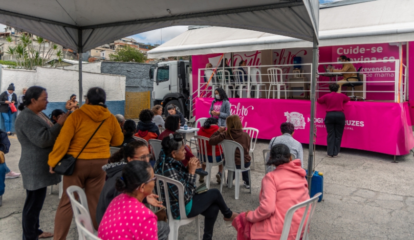 Carreta da Mamografia leva exames ao Oropó e César de Souza nesta semana