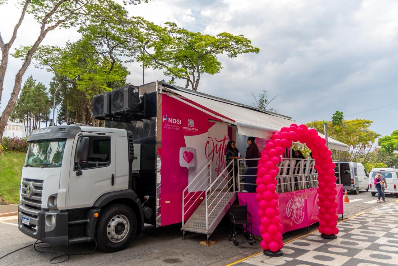 Carreta da Mamografia faz parte da programação de 'Outubro Rosa' em Mogi