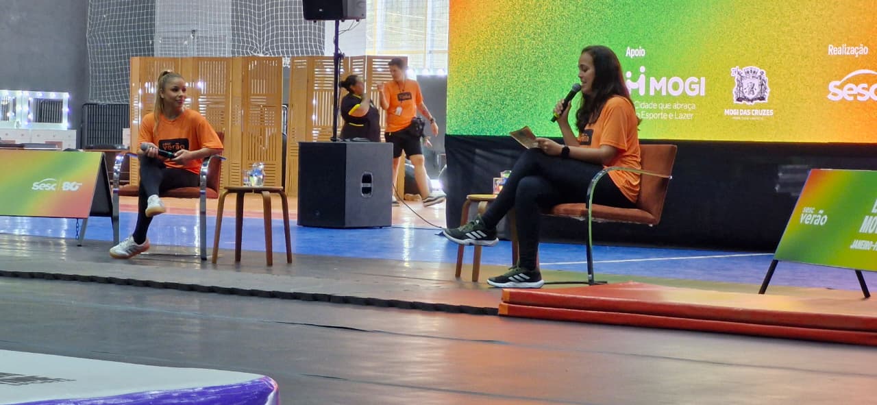 'Sei que o esporte transforma vidas', diz Flávia Saraiva em visita a Mogi das Cruzes