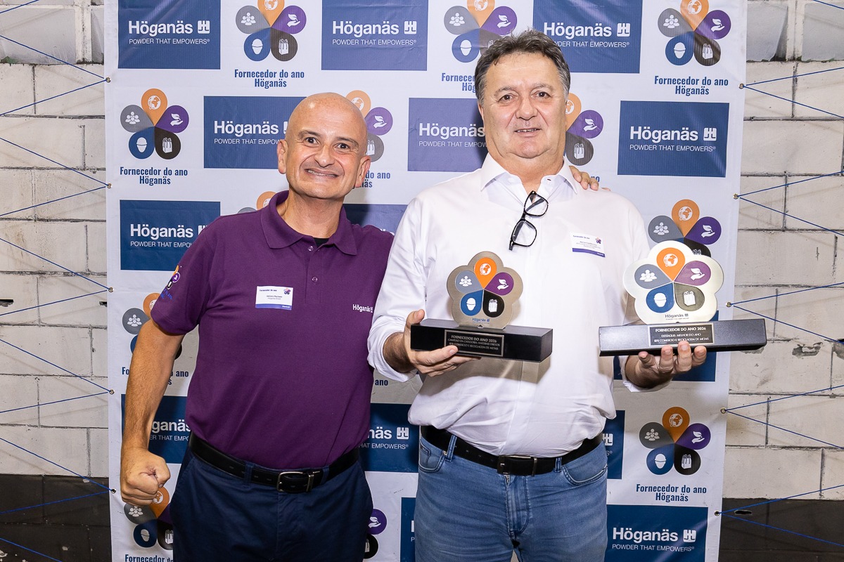 Höganäs no Brasil premia empresas no programa Fornecedores do Ano