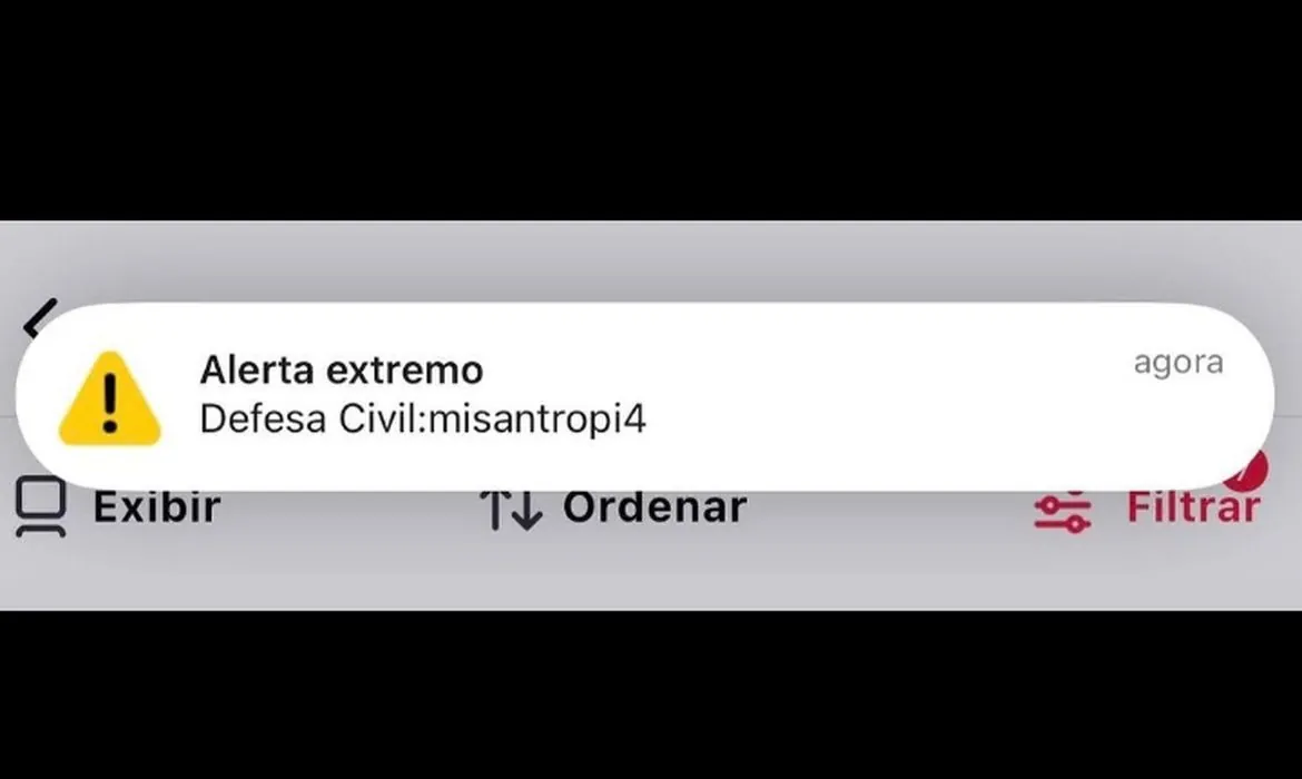 'Misantropia': entenda o alerta falso enviado a celulares após invasão de sistema da Defesa Civil