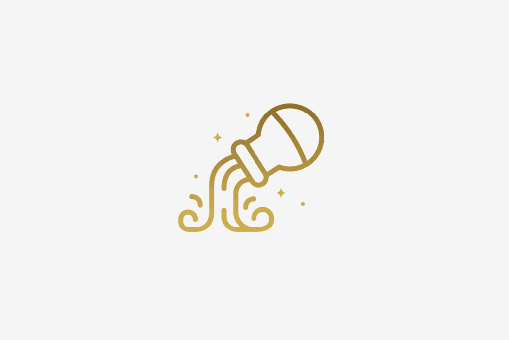 Ilustração do signo de Aquário, contendo um jarro derramando água e estrelas ao redor, em fundo cinza-claro