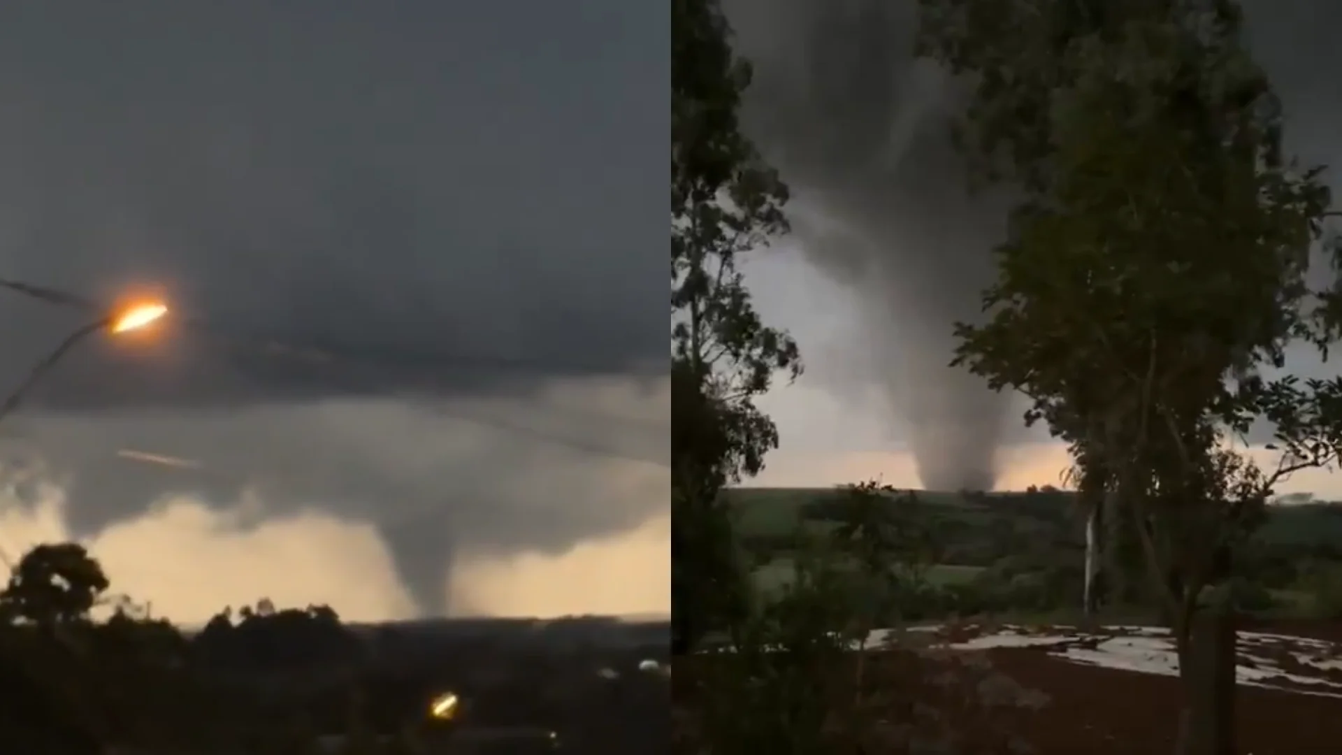 Vídeo: tornado atinge cidades no Rio Grande do Sul e deixa pelo menos 7 feridos