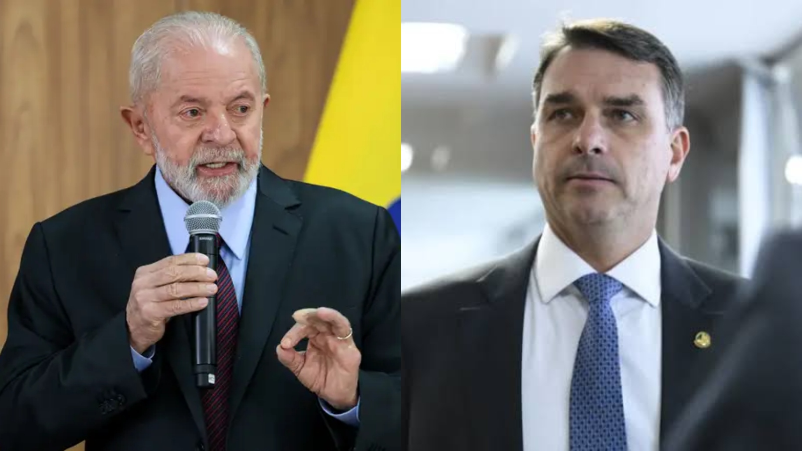 Lula tem 39% das intenções de voto no 1º turno contra 33% de Flávio Bolsonaro