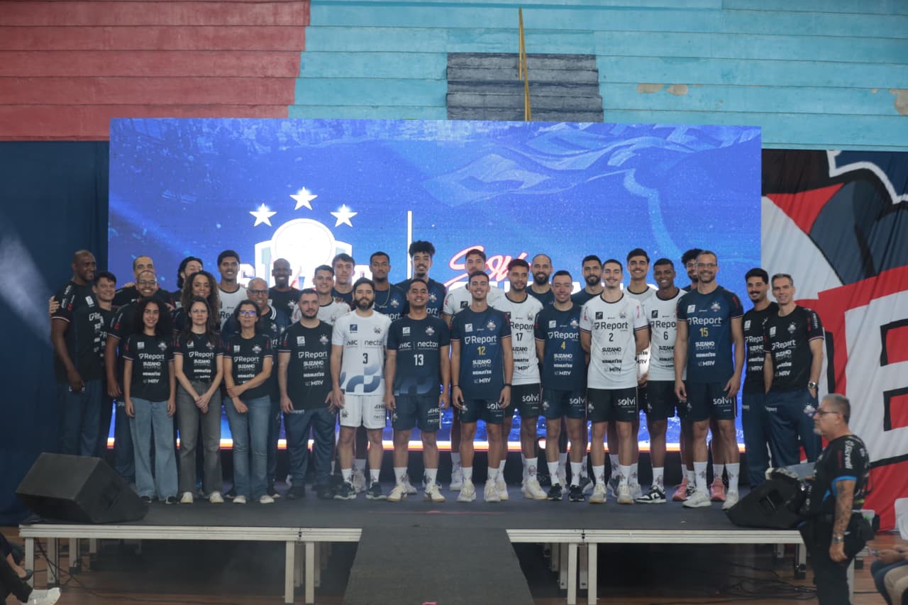 Suzano Vôlei apresenta elenco para a temporada 2026/27 e sonha com título paulista