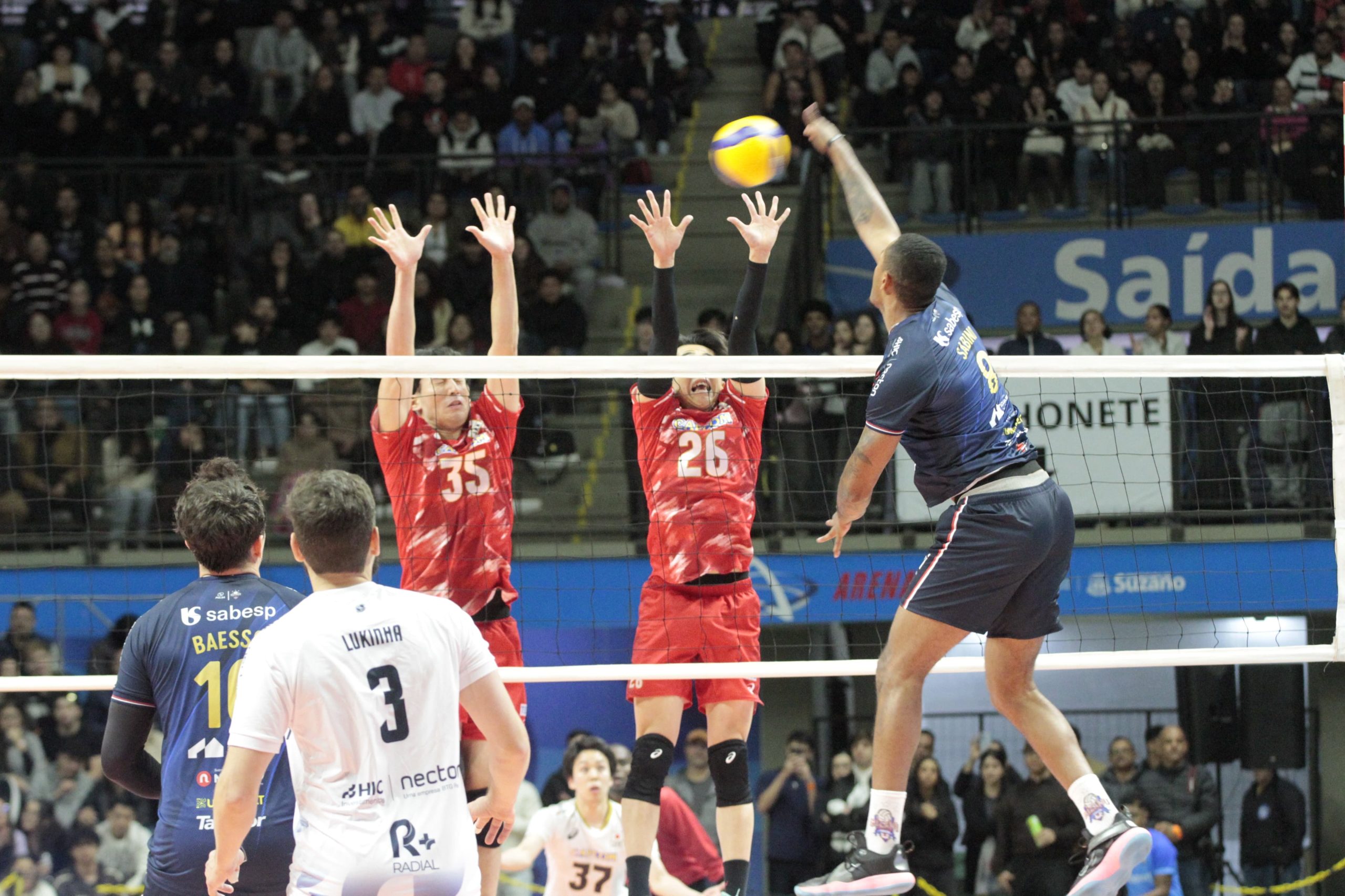 Suzano Vôlei vence amistoso contra a Seleção Japonesa B por 3 a 1
