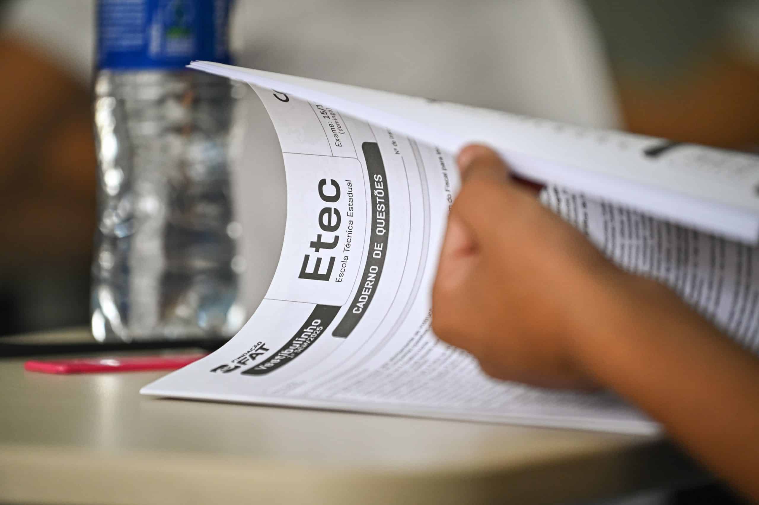 Inscrições para o Vestibulinho 2027 das Etecs são prorrogadas até 10 de novembro