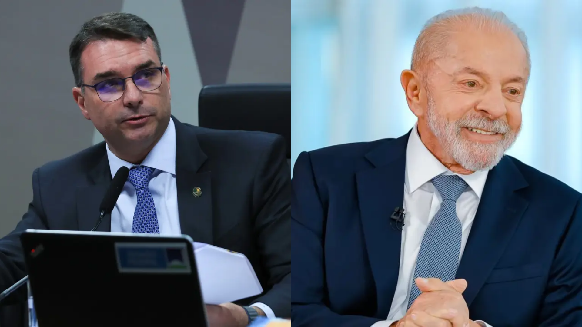 Flávio Bolsonaro tem 45% das intenções de voto e Lula tem 44%, mostra Quaest